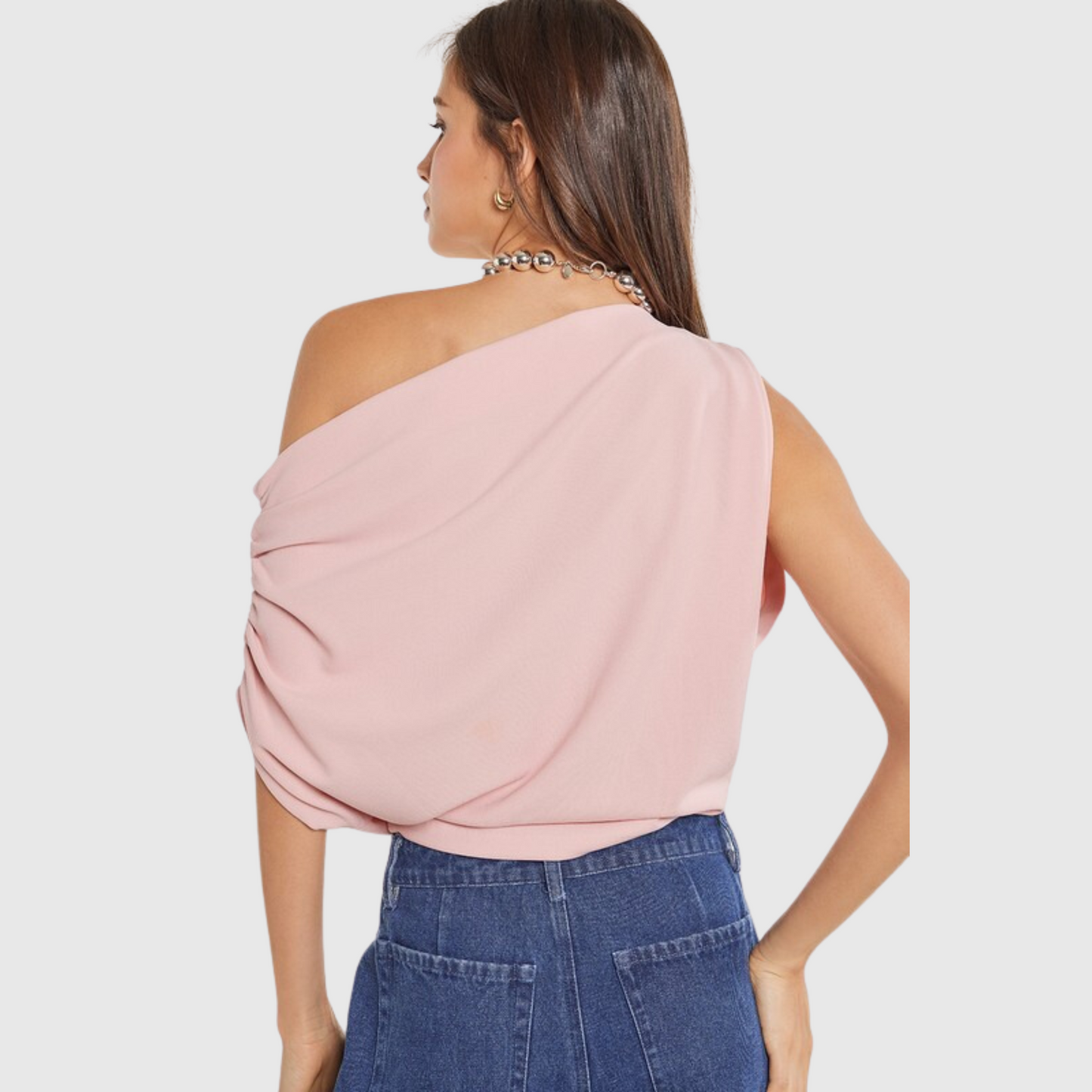 One Side Shoulder Top