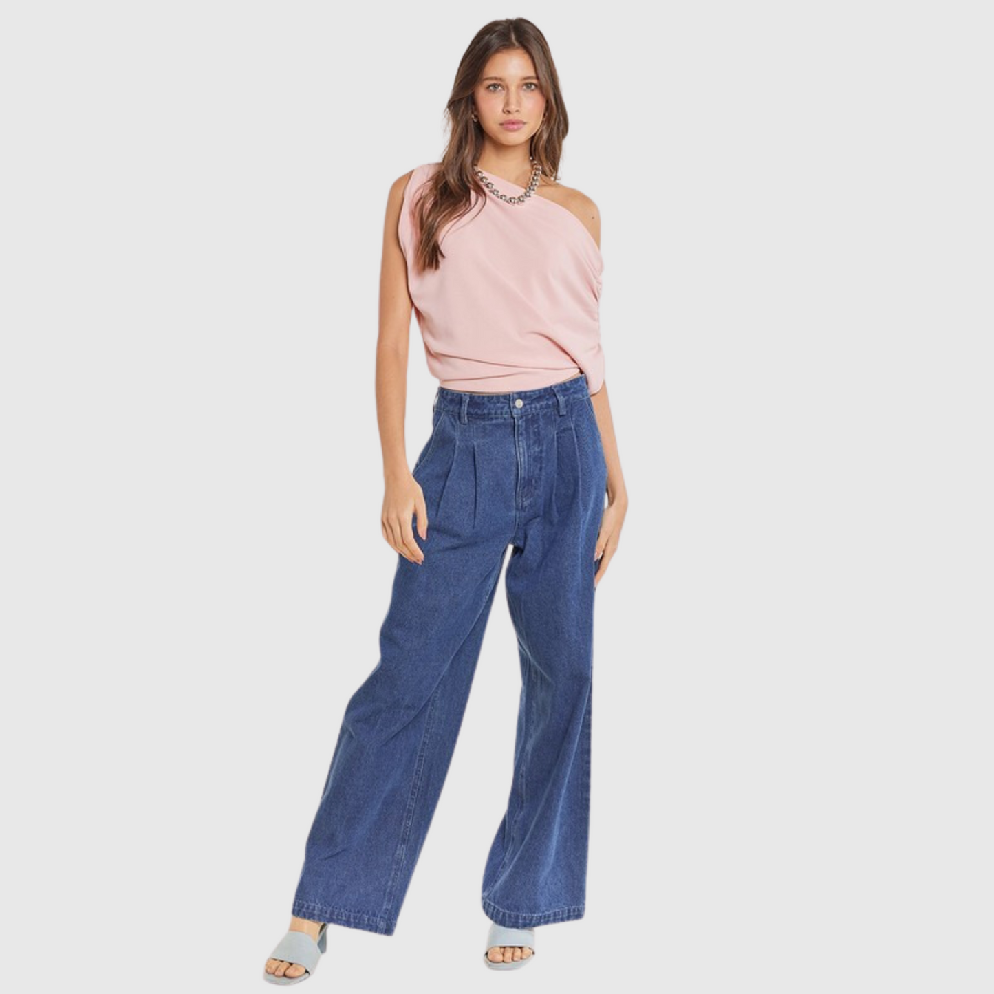 One Side Shoulder Top