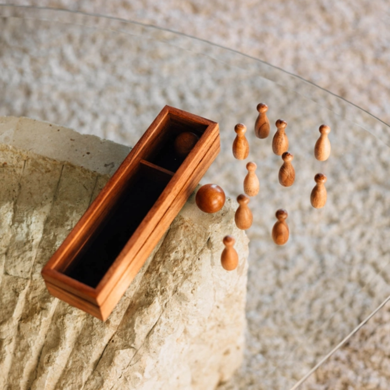Handmade Tabletop Bowling