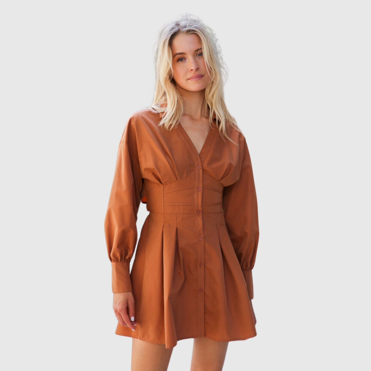 Long Sleeve Corset Dress