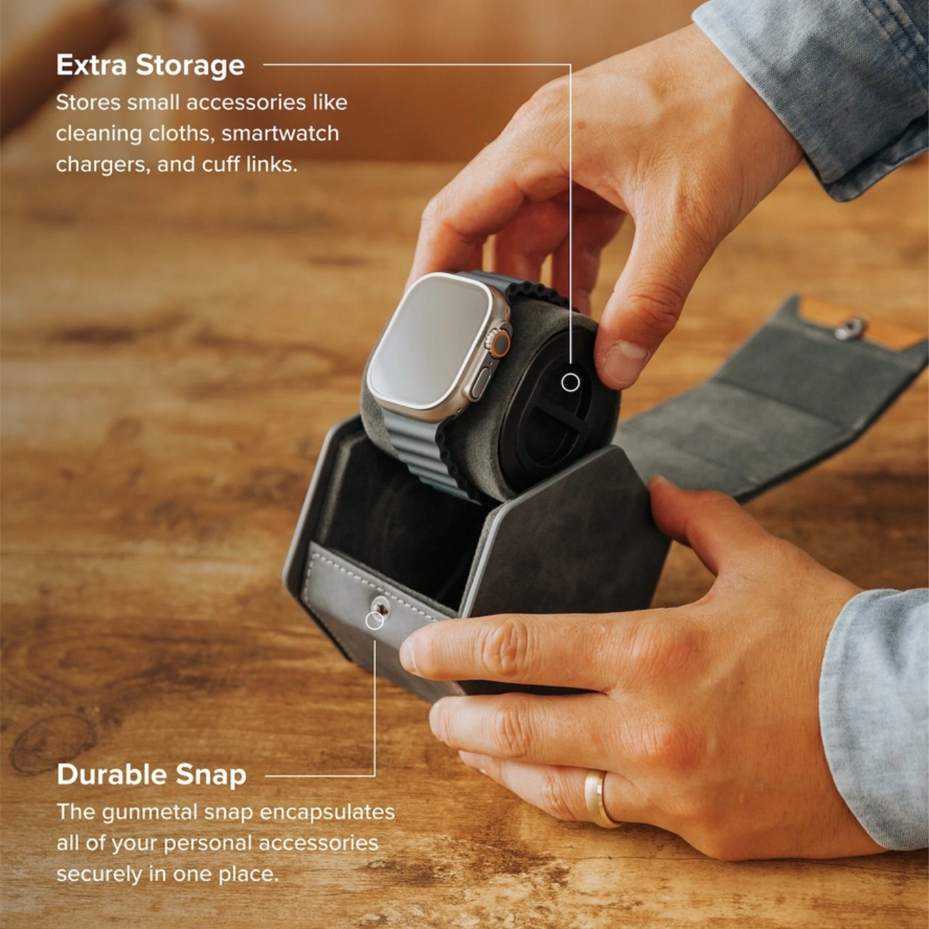 1-Slot Travel Watch Roll