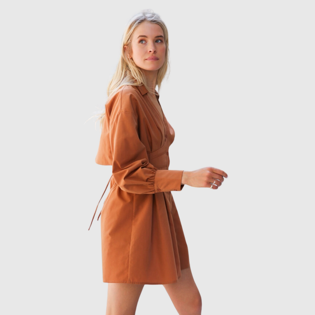 Long Sleeve Corset Dress