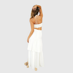 Cut-Out Halter Maxi Dress