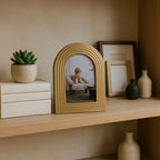 Photo Frame - Gold Polyresin Timeless Arches, 4x6 in.