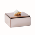 Rose Gold & Agate Jewelry Box