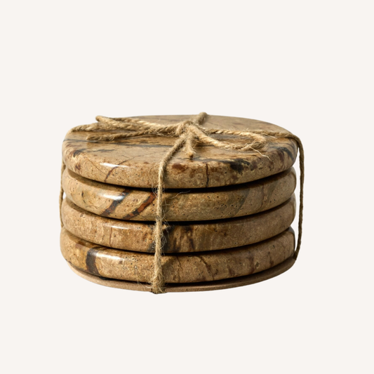 Bidasar Stone Coasters - Set of 4