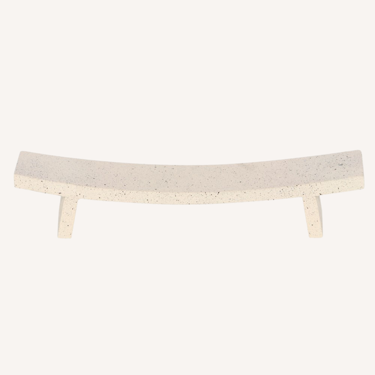 Modern Minimalist Cream Speckle Incense Ash Catcher
