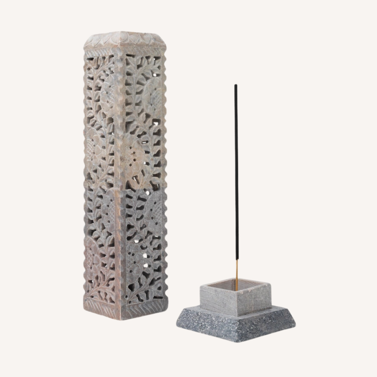 *DM TO PREORDER* Meenaar Gorara Stone Tower Incense Holder