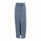 Long Denim Skirt