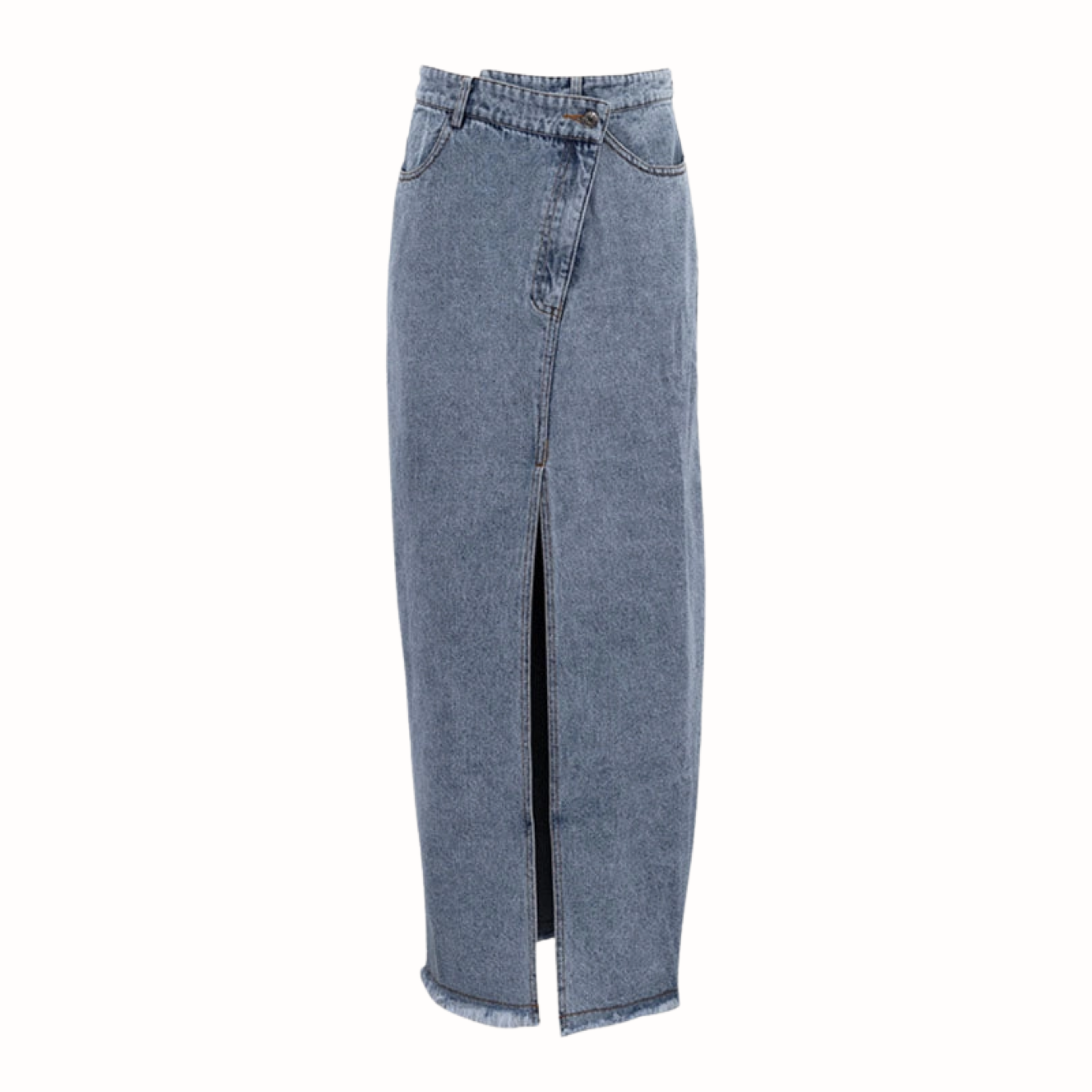 Long Denim Skirt