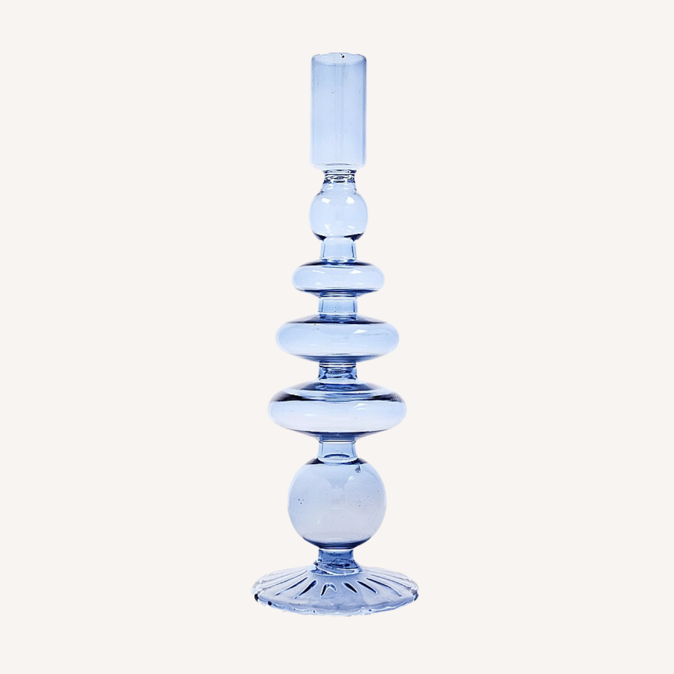 Wisteria Candleholder Blue