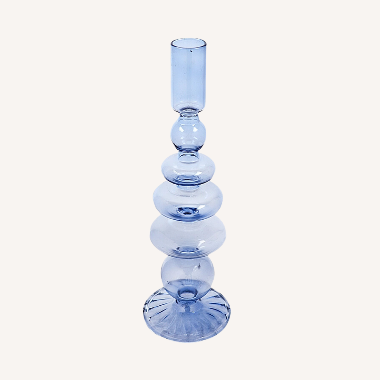 Wisteria Candleholder Blue