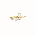 Double Hollow Cross and Infinity Ring