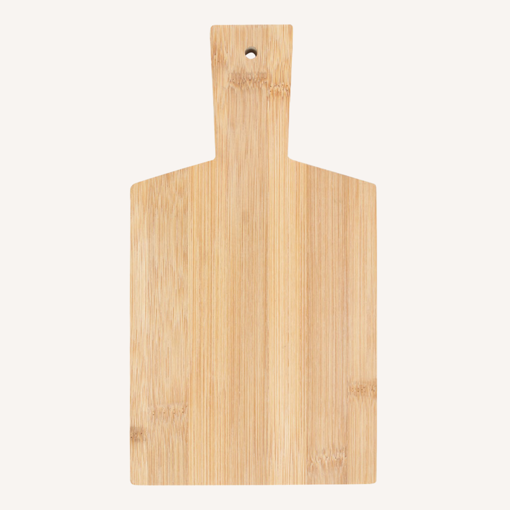 Count Memories, Not Calories Bamboo Serving Board