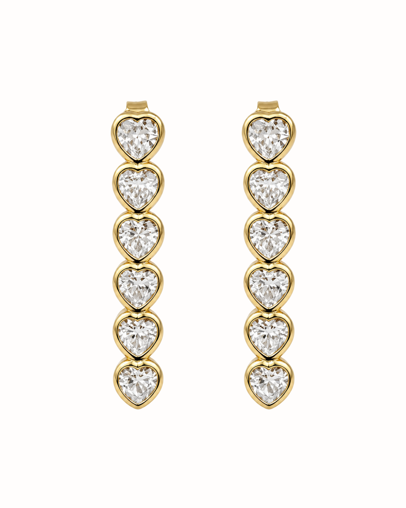 Drop Heart Earring