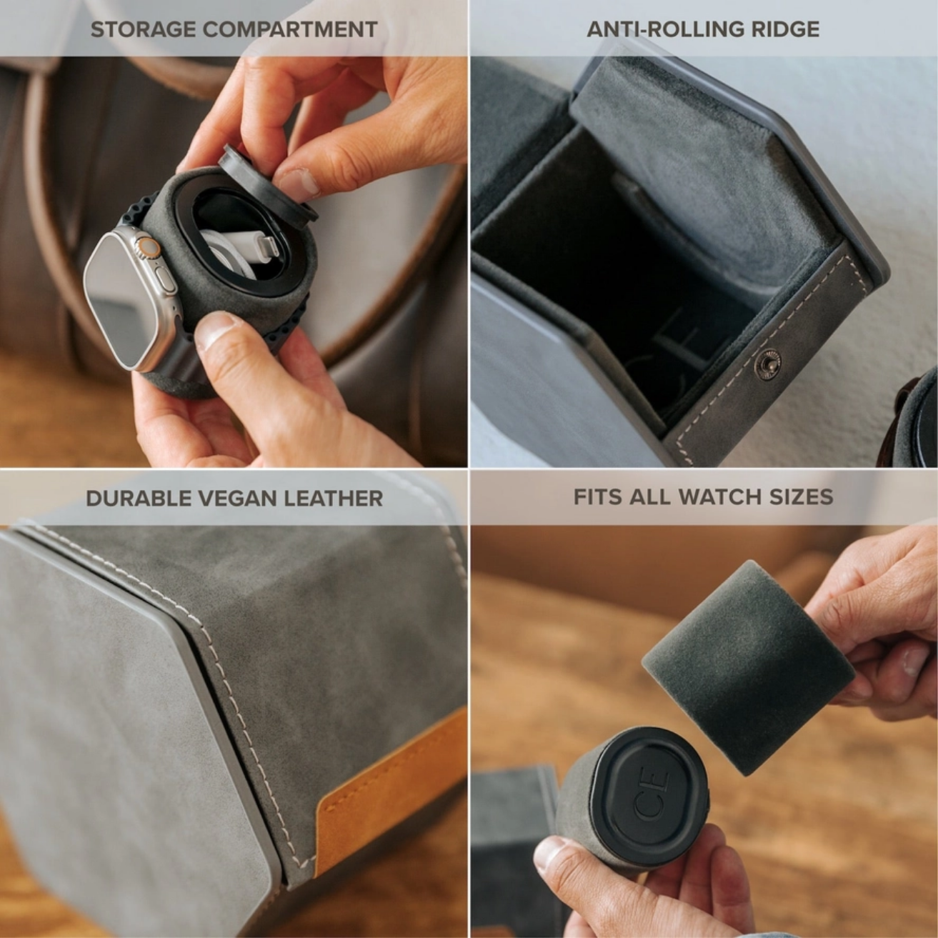1-Slot Travel Watch Roll