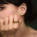 Chapters of Love Engraved Statement Ring