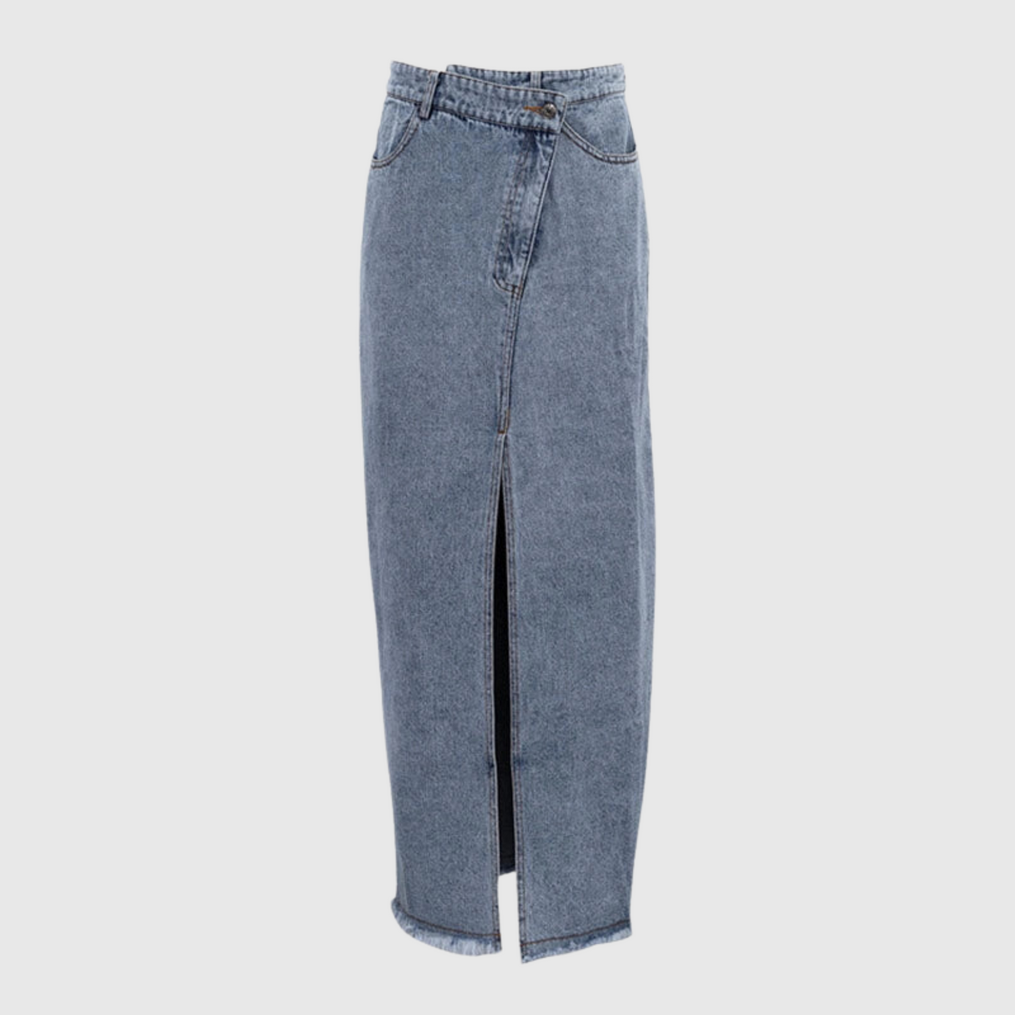 Long Denim Skirt