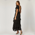 Aubrey Tiered Burnout Maxi Dress