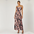 Hendri Cowl Neck Maxi Dress