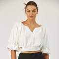 Remi Bubble Top with Back Tie