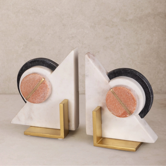Radiant Bookends, Set of 2
