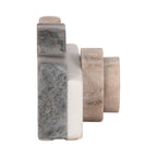 Decorative Figurine - Multicolor Marble Camera Shape, 5 in.