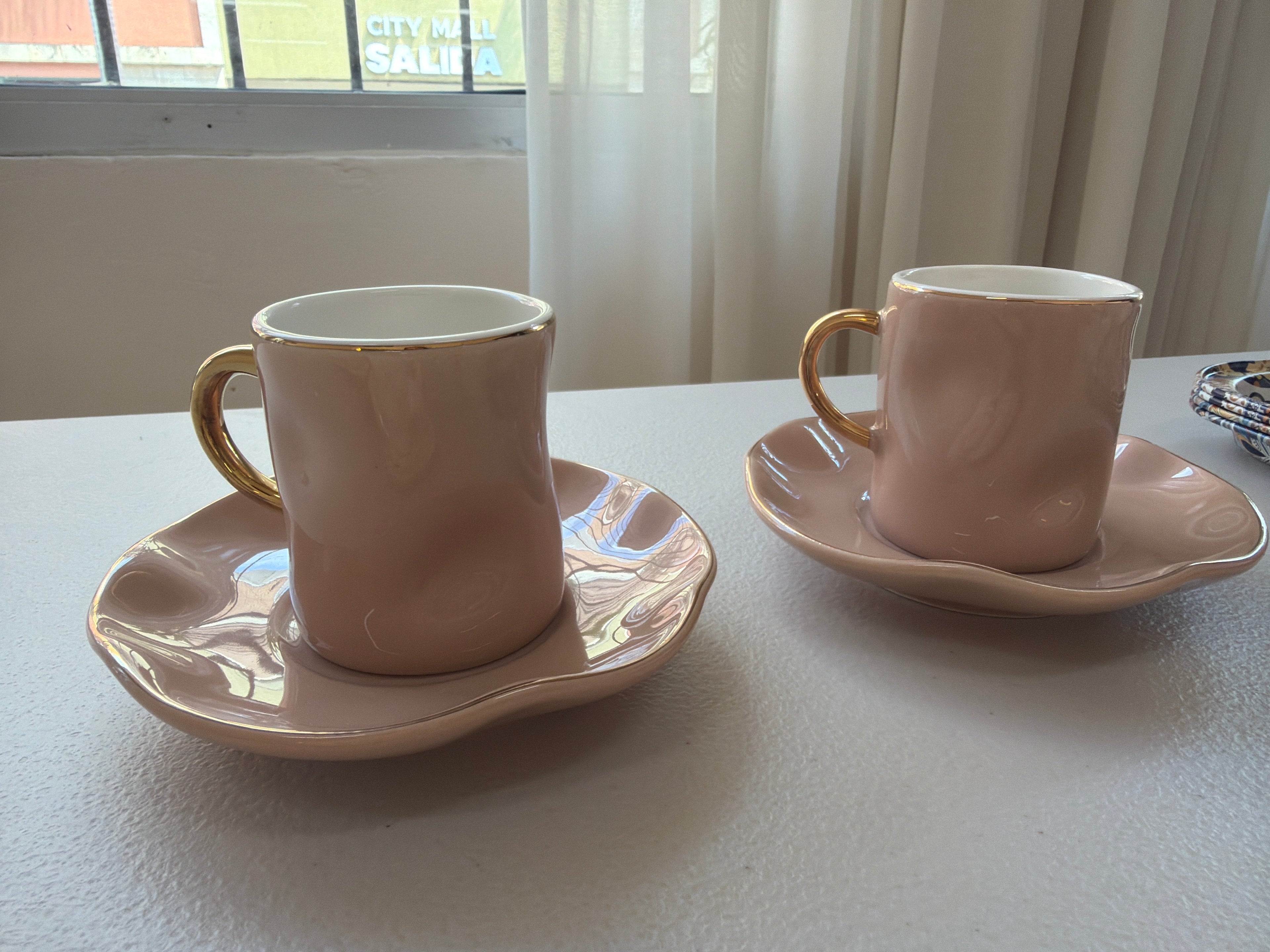 Turkey Pink Coffee Set