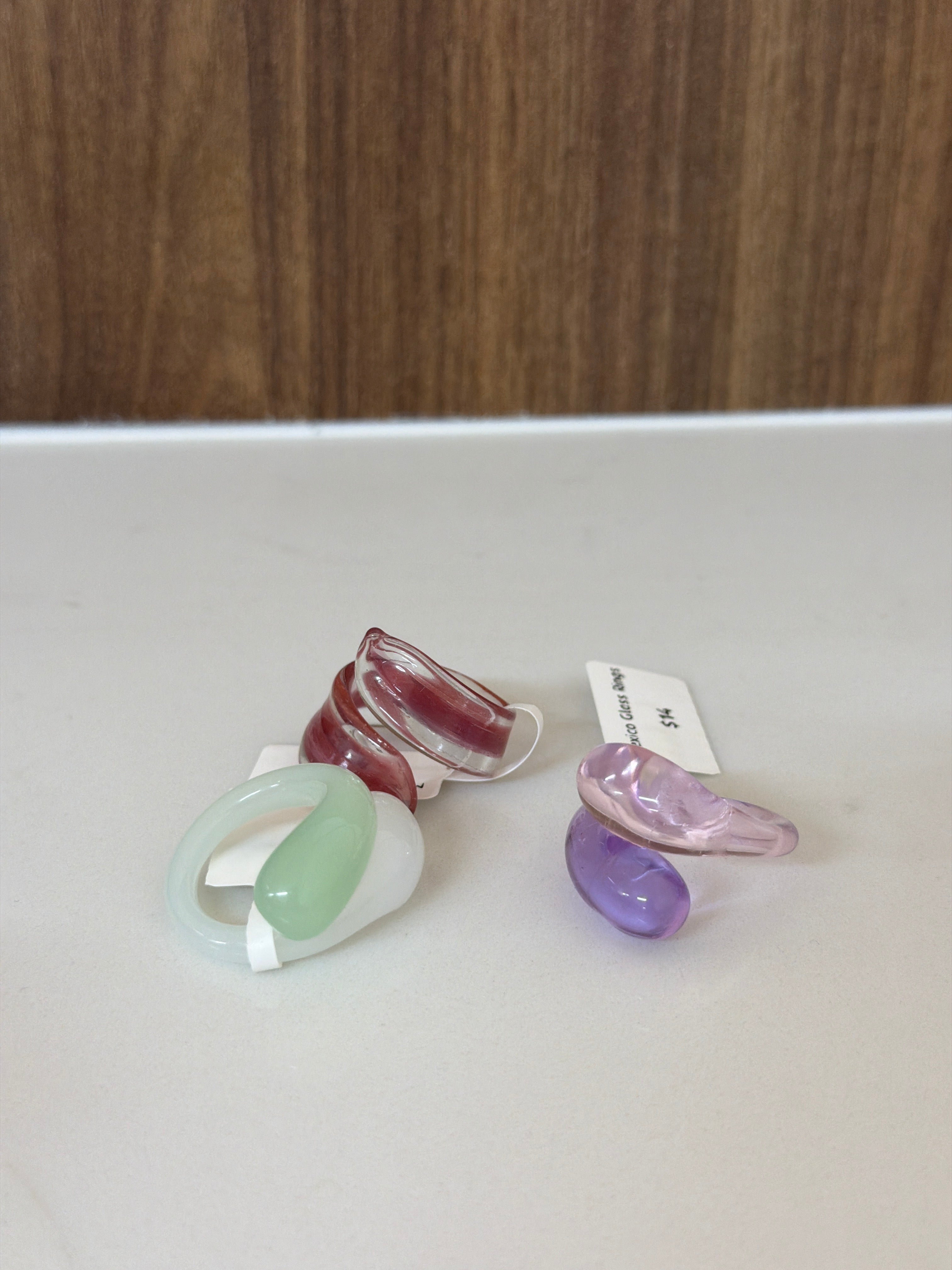 Mexico Glass Rings