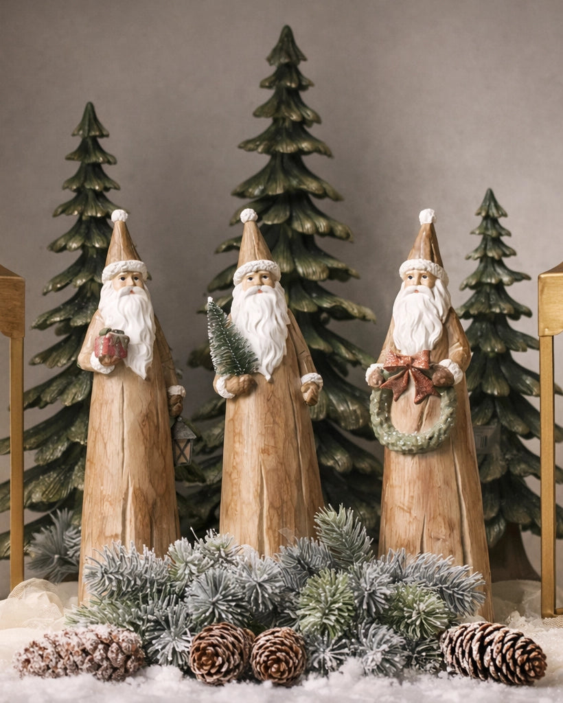 Standing Santa (Set of 3)