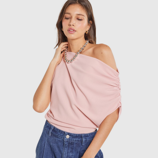 One Side Shoulder Top