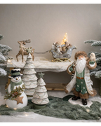 Snowman with Star & Pinecones
