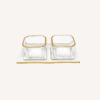 Bowl Relish Dish on Tray - 2 set