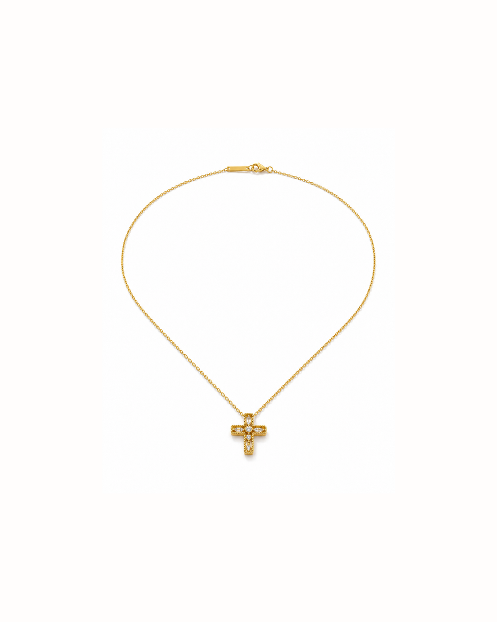 Double Cross Necklace