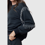 Beads Fringe Trim Lounge Set