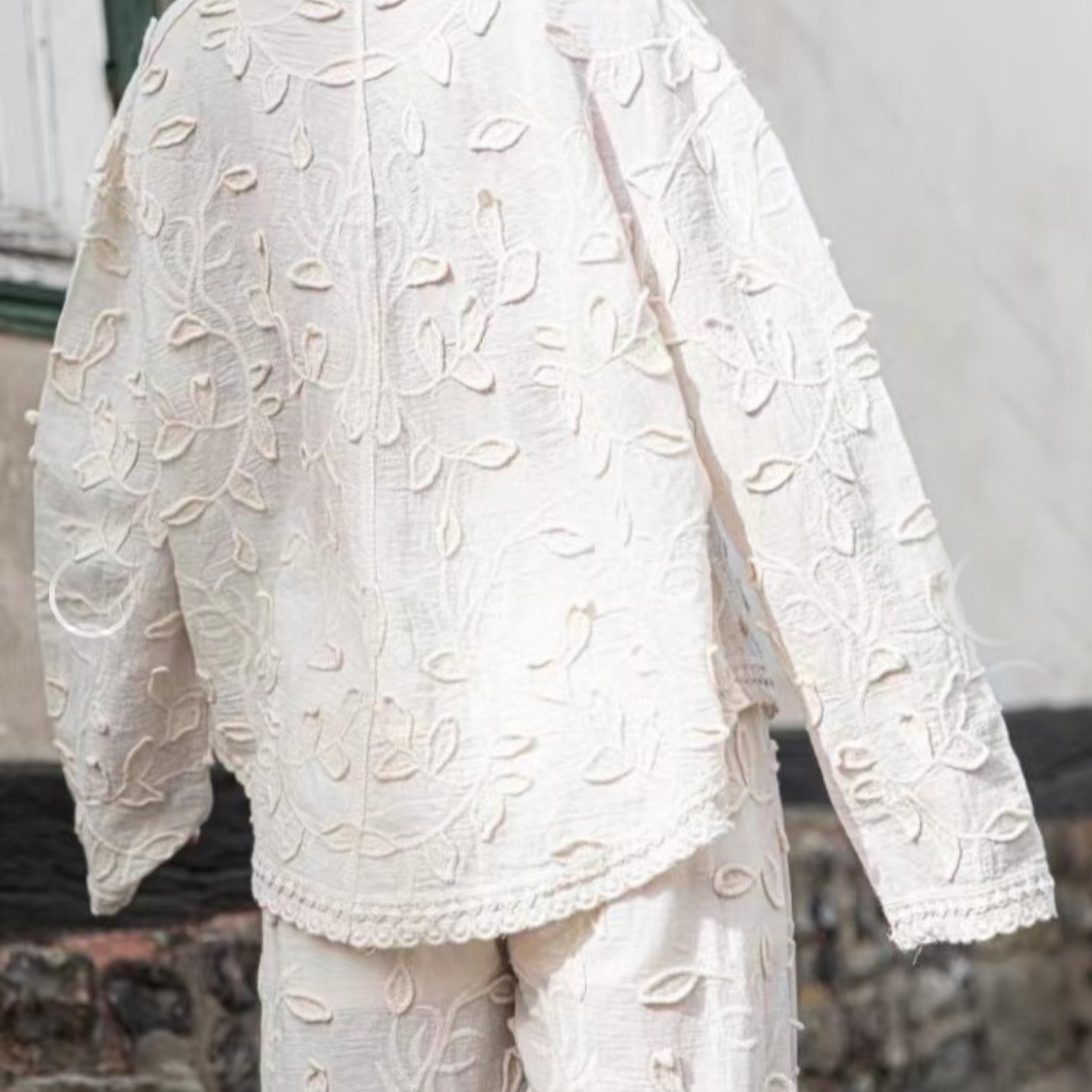 Sheer Jacquard Set