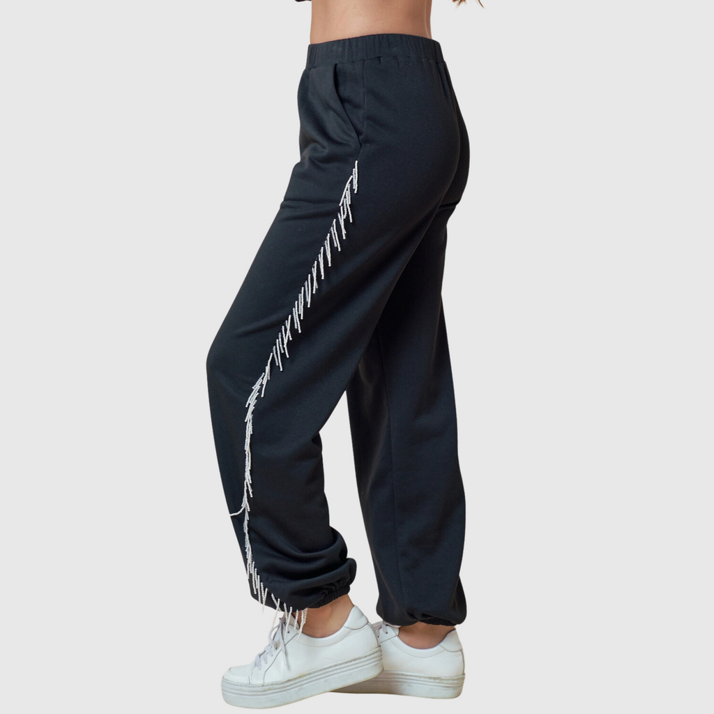 Beads Fringe Trim Lounge Set
