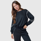 Beads Fringe Trim Lounge Set