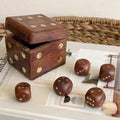 5 Piece Dice Wood Set