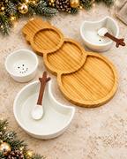 Snowman Appetizer Serving Tray