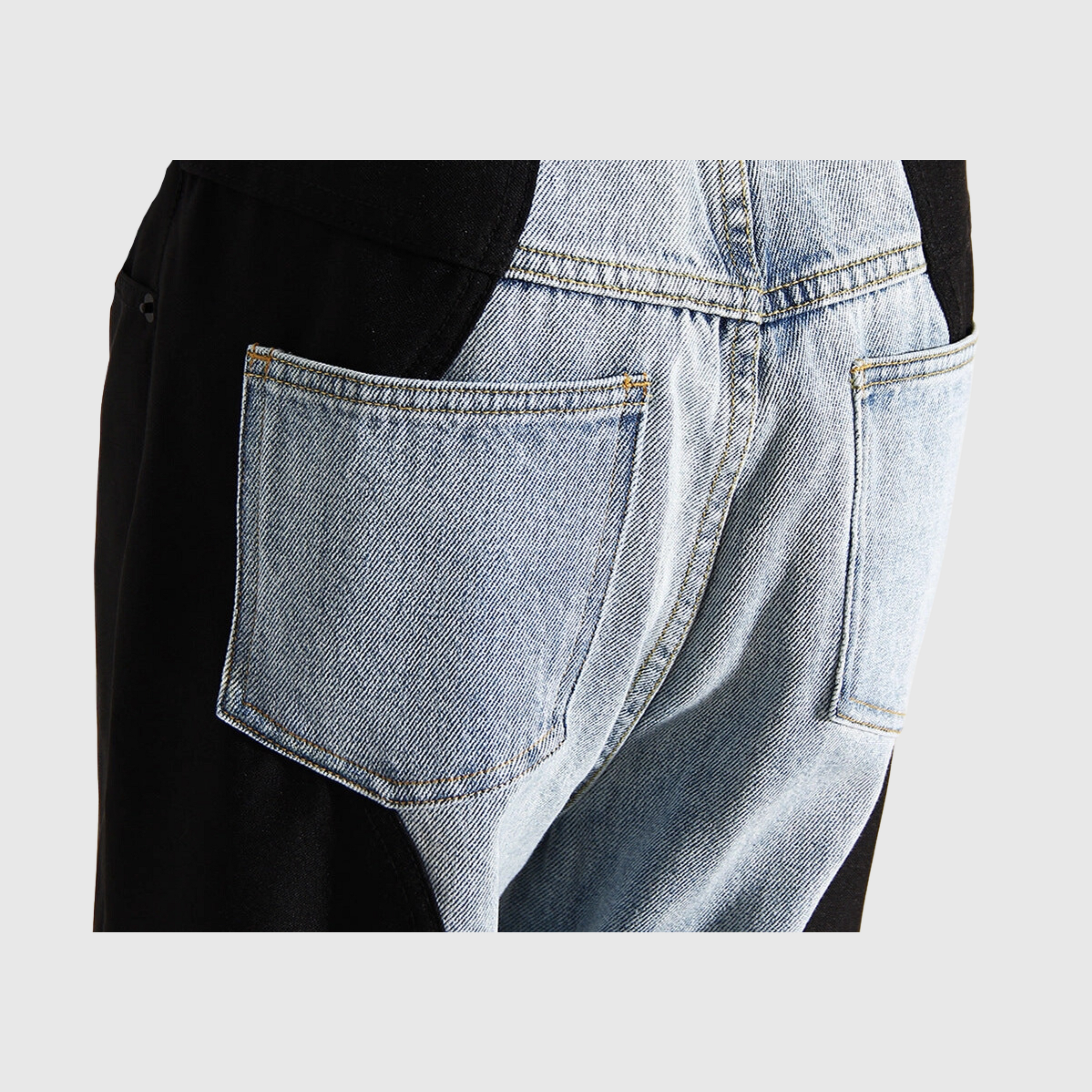 Wavy Black Denim