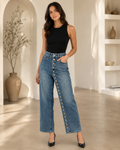 Buttoned Jean