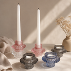 Taper/Tea Light Candlesticks, Stackable