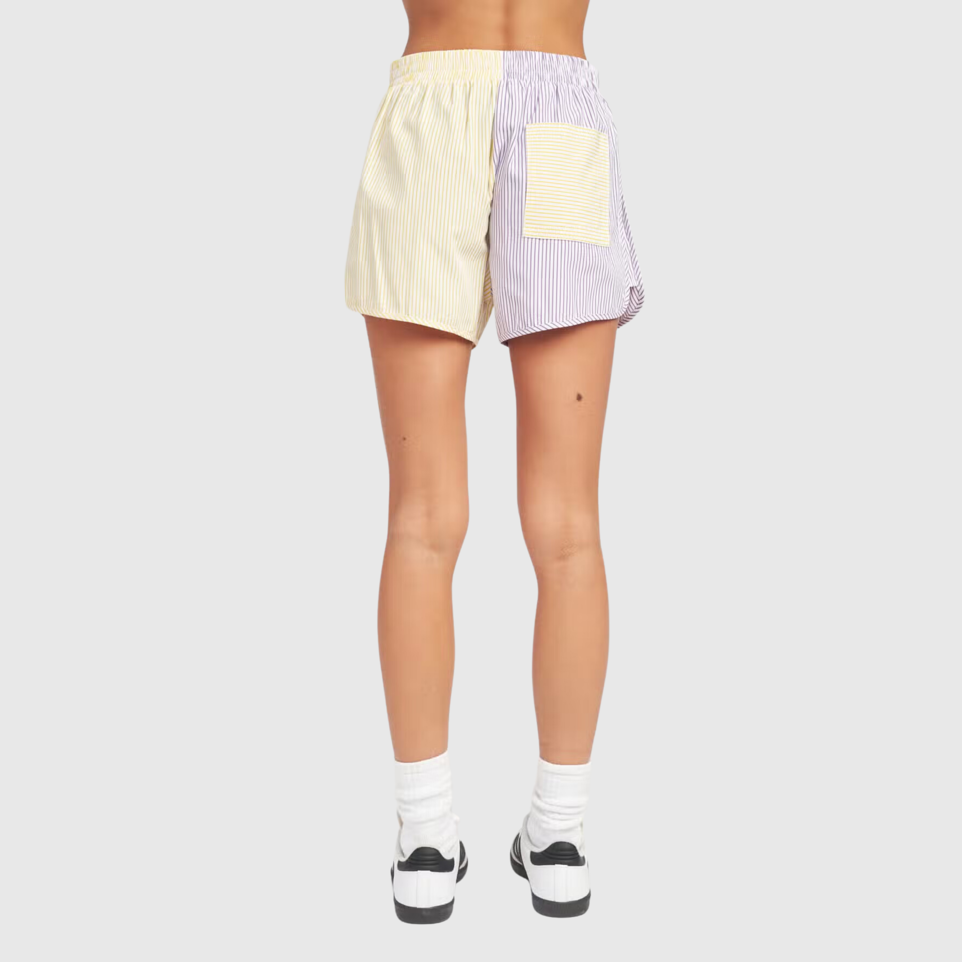 Color Block Boyfriend Short