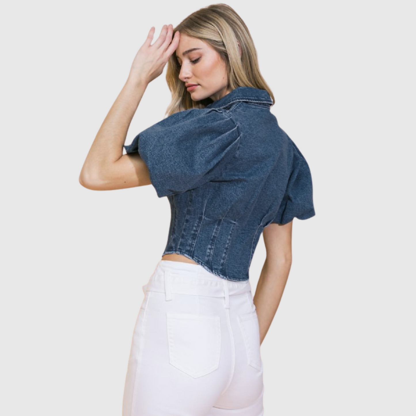 Denim Crop Top