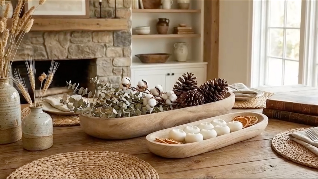 Natural Wood Decorative Plates (Set of 2) Brown 18/24 in.