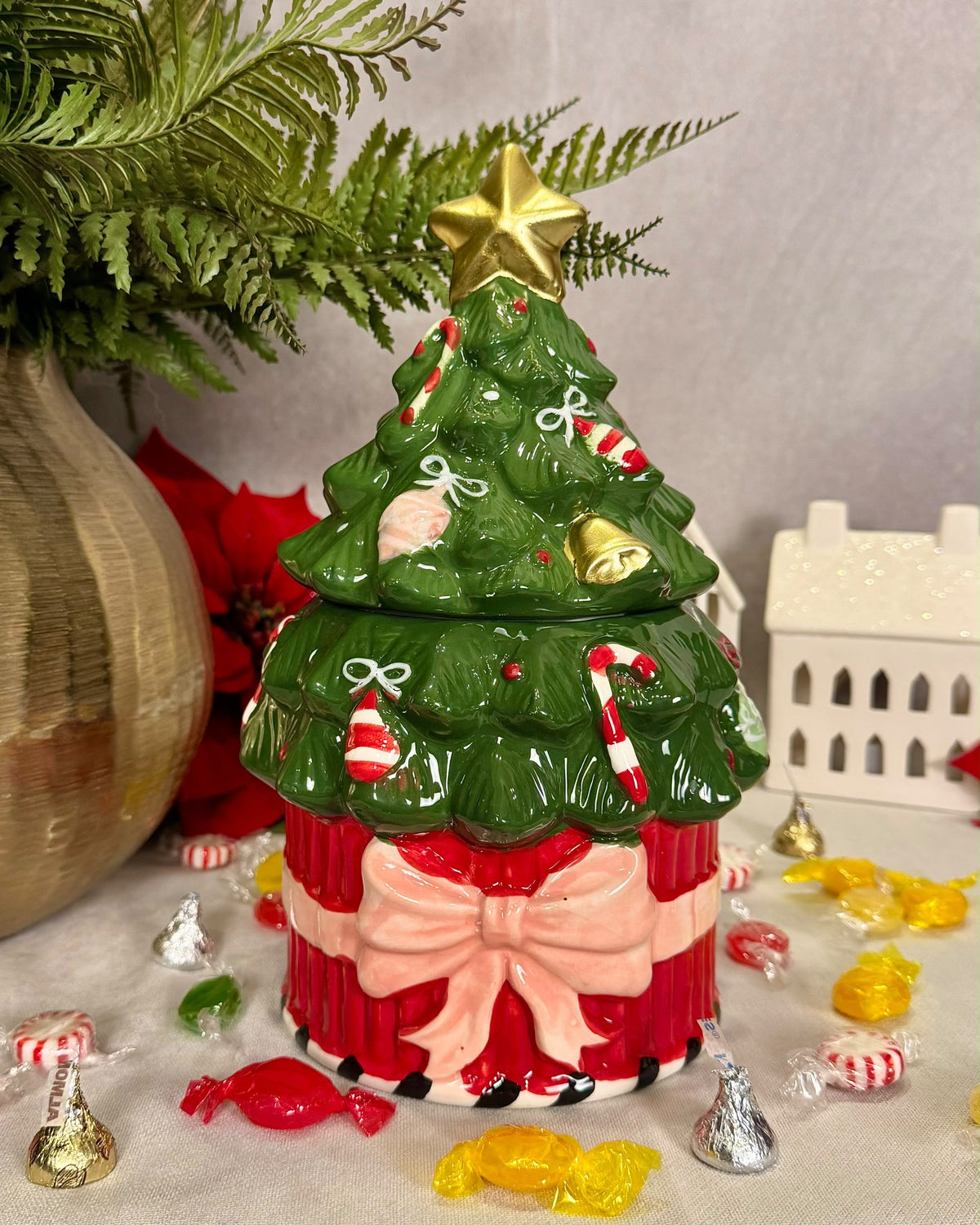 Ceramic Tree Cookie Jar