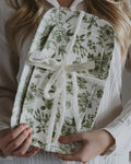 Stacking Green Delft Melamine Tray Set